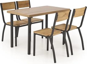 Jedálenský set Miltony (naturálna + čierna) (pre 4 osoby). Vlastná spoľahlivá doprava až k Vám domov. 1092409