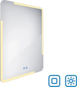 Nimco LED zrkadlo 600x800 s dvoma dotykovými senzormi - ZP 15002VX