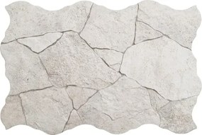 Dlažba Realonda Flagstone borgona white 44x66 cm mat FLAGBORGWH, (bal. 1,170 m2 )