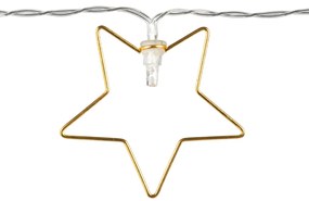 Bestent Svetielka na baterky 10LED 1,65m teplá biela Stars