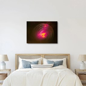 Sklenený obraz - abstrakcie špirály (70x50 cm)