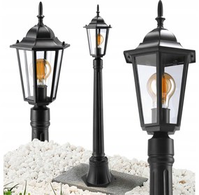BERGE Záhradná lampa Stĺp Lampáš LED E27 105cm