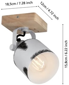 Eglo 43921 - Bodové svietidlo KILBURN 1xE27/40W/230V