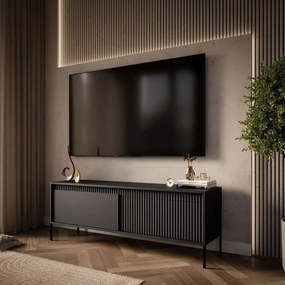 TV STOLÍK RAYMOND ČIERNY MATNÝ 153 cm