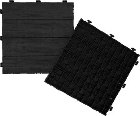 Multy Home Gumová dlaždica ARISTA Wood 30 x 30 cm, antracit