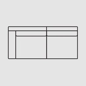 PROXIMA.store - 3-sedačka s opierkou - TRIVIO TYP ROHU: Pravý, SKUPINA LÁTOK: Skupina 5