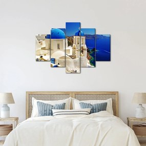 Obraz - Santorini, Grécko (150x105 cm)