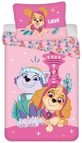DETSKÉ OBLIEČKY Z MIKROVLÁKNA PAW PATROL 140X200 CM, 1 KS 70X90 CM VZOROVANÉ
