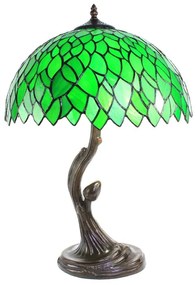 Stolová tiffany lampa GREEN Ø 41*57