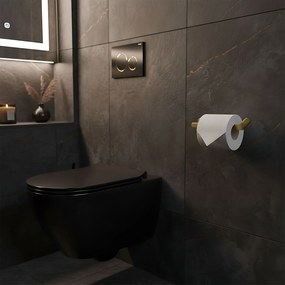 Rea Til, držiak na toaletný papier, zlatá matná, REA-88047