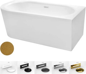 Besco Akrylátová voľne stojaca vaňa Avita A-Line Glam Z CC/SP 150x75 (160x75, 170x75), s prepadom BESCO-Typ výpuste: Alcaplast Click-Clack so štrbino…