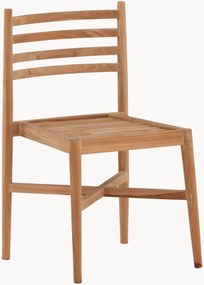 Stohovateľná záhradná jedálenská stolička z tíkového dreva Kenya