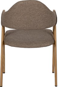 PROXIMA.store - Čalúnená jedálenska stolička RUIZ FARBA: sivá