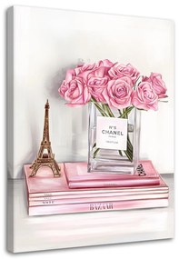 Gario Obraz na plátne Ruže vo váze Chanel Rozmery: 40 x 60 cm