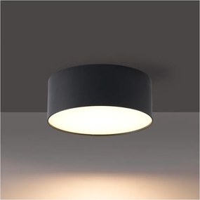 BRILAGI - LED Vonkajšie stropné svietidlo FORIS LED/9W/230V pr. 9 cm čierna IP44