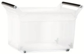 Úložný box, úzky s madlom, systémový NUK, 58x38x38, 49 l