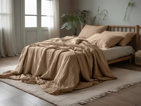 Mušelínové obliečky PURELY svetlohnedé Rozmer obliečok: 80 x 80 cm | 155 x 220 cm