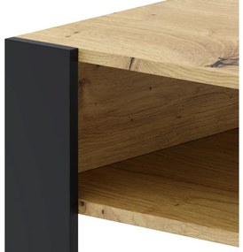 Konferenčný stolík Corosta 1 (dub artisan + čierna) . Vlastná spoľahlivá doprava až k Vám domov. 1097156