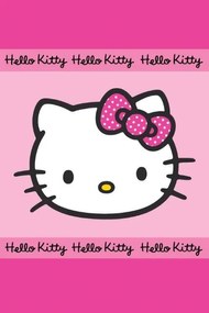 Ružový detský uterák Hello Kitty