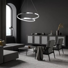 LED Luster na lanku LUCERO LED/48W/230V lesklý chróm