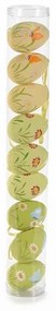 Set maľovaných vajíčkoch Jarná lúka 9 ks