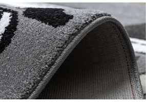 Detský kusový koberec Cesty v meste sivý 240x330cm