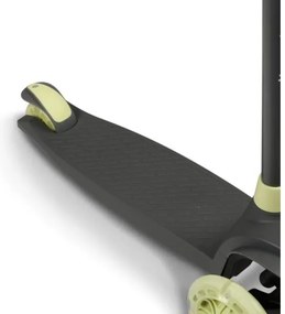 Lionelo - Detská kolobežka JESSY 3xAA šedá/zelená