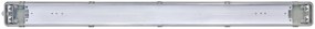 ECOLIGHT Svietidlo + 2x LED trubica mini plate - T8 - 120cm - 230V - IP65 - studená biela