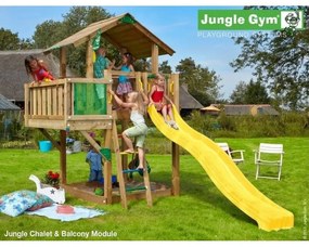 Ihrisko Jungle Chalet so šmykľavkou a modulom Balcony