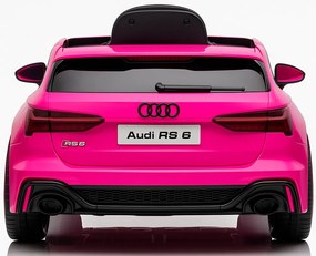 Elektrické autíčko Audi RS 6 ružové