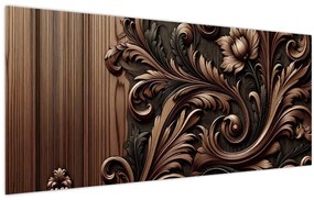 Obraz - Vzor z dreva (120x50 cm)