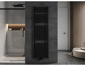 Mexen Mars, vykurovacie teleso 1800 x 500 mm, 814 W, čierna, W110-1800-500-00-70