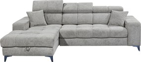 XXXLutz ROHOVÁ SEDAČKA, textil, svetlosivá MID.YOU - Sedačky - 002220047409
