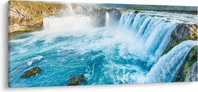 Obraz - Vodopády (120x50 cm)