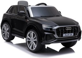 Detské elektrické autíčko na diaľkové ovládanie BestBerg BBCC-70B - Audi Q8 / od 3 rokov / nosnosť 30 kg / čierne