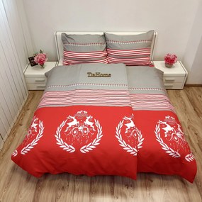 Obliečky flanelové Sobia idylka TiaHome - 1x Vankúš 90x70cm, 1x Paplón 140x200cm