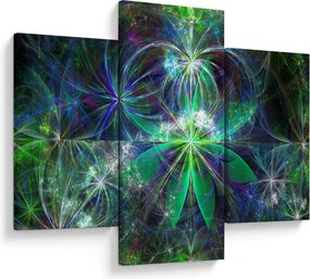 Obraz - Abstraktné geometrické tvary (90x60 cm)