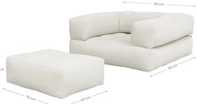 Variabilné kreslo Karup Design Cube Beige