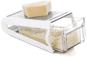 Kuchynské oceľové strúhadlo s vyberateľnou nádobou