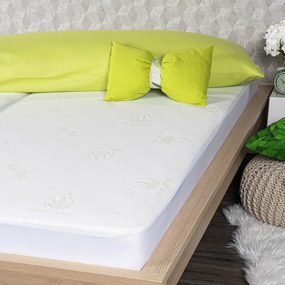 4home Aloe Vera Nepriepustný chránič matraca s lemom, 70 x 160 cm