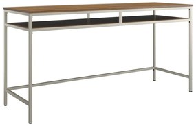 Pracovný stôl s doskou v dekore orechového dreva 51x153 cm Bradford – Støraa