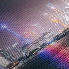 Obraz nočného Šanghaja (150x105 cm)