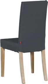 Návlek na stoličku Harry (krátky) farba produktu modrá látka zapletaná