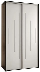 Skriňa 45 Canaris 12 130 čierna/biela/silver