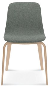 FAMEG Hips - A-1802/1 - jedálenská stolička Farba dreva: buk premium, Čalúnenie: koža L1