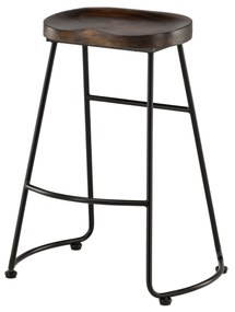 Ozark barová stolička čierna