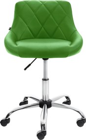 Pracovná stolička Lazio koženka - zelená
