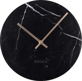 Zuiver Marble Time dizajnové hodiny - Čierna