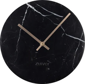 Zuiver Marble Time dizajnové hodiny - Čierna