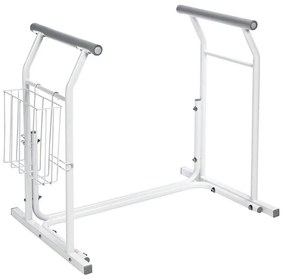 Ridder - Oporné mobilné madlá k WC 66x71,5 cm biele